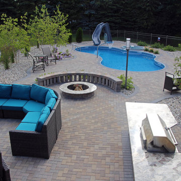 Kenosha Pool Addition- From Existing Patio