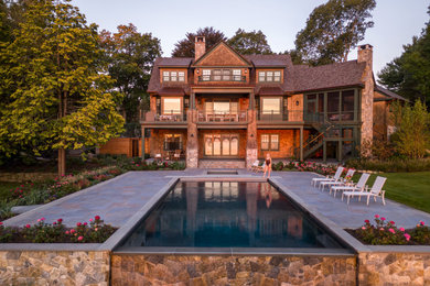 Pool - coastal pool idea in Providence