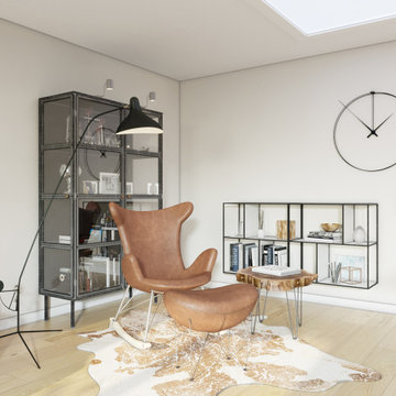 Cozy reading corner
