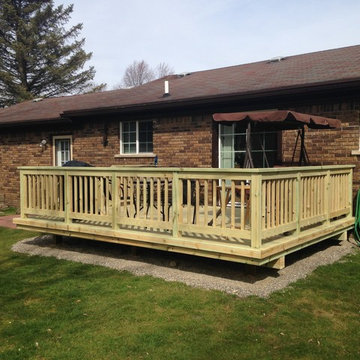 16 x 12 Pressure Treated Deck New Haven Michigan