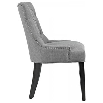Modway EEI-2223-AZU Regent Fabric Dining Chair, Light Gray