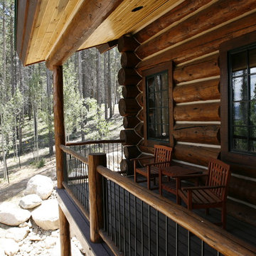 Authentic Rocky Mountain Log Cabin