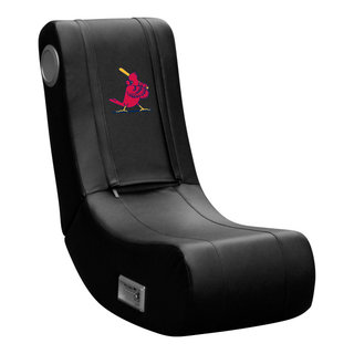 DreamSeat Xpression Gaming Chair with Miami Dolphins Helmet Logo in Black