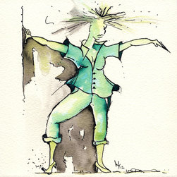 Smaller Works also inspire - these pieces illustrating TS Eliots Poetry - Drawings And Illustrations