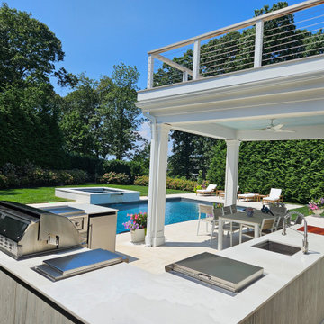 Outdoor Kitchen Designed With The Chef In Mind All Summer Long In The Hamptons