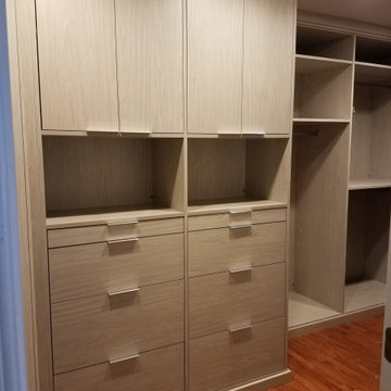 Grey Cabinets and Drawers for Custom Walk-in Closet - Waldorf, MD