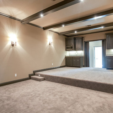 Traditional Brick & Stone with a Glamorous Interior