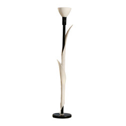 Sculptural Acrylic Floor Lamp by Rougier - Floor Lamps