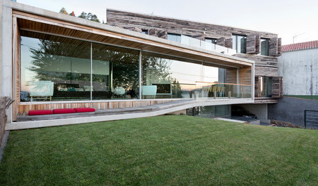 Casas Houzz: Una vivienda en Galicia hecha con 625 troncos de eucalipto