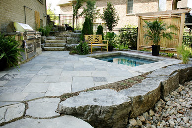 This is an example of a modern landscaping in Toronto.