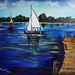 Sailboats and Pier - Products