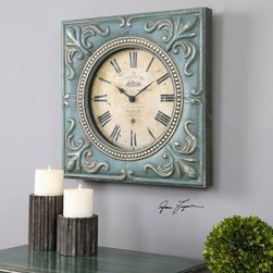 Uttermost Canal St. Martin Square Wall Clock - Products
