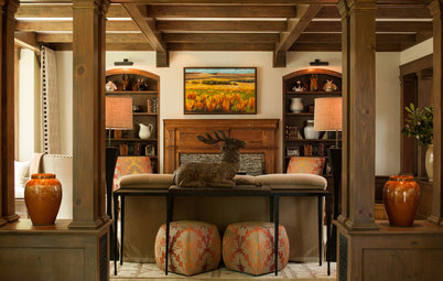 Houzz Tour: Woodsy Sophistication in a North Carolina Retreat