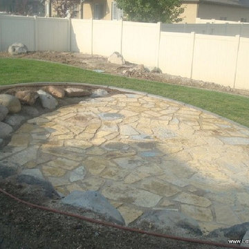 Flagstone patio