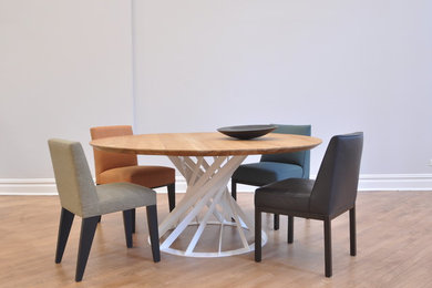 Trendy dining room photo in New York