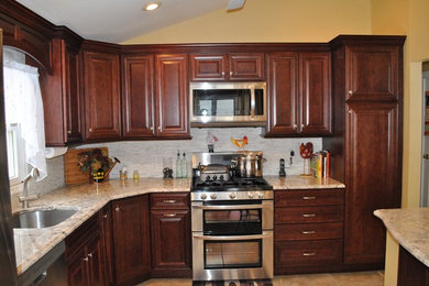 Kitchen - traditional kitchen idea in New York