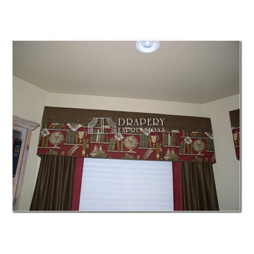 Window treatments with Cornice Boards