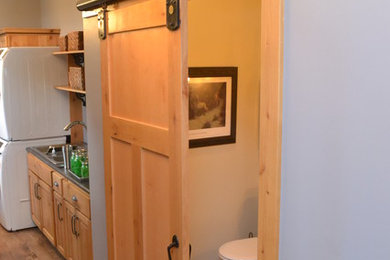 Hallway - country hallway idea in Other