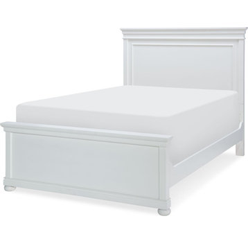 Legacy Classic Kids Canterbury Panel Bed, Natural White, Full
