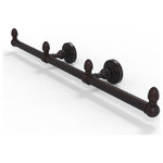 Allied Brass - Waverly Place 3 Arm Guest Towel Holder, Venetian Bronze - This elegant wall mount towel holder adds style and convenience to any bathroom decor. The towel holder features three sections to keep a set of hand towels easily accessible around the bathroom. Ideally sized for hand towels and washcloths, the towel holder attaches securely to any wall and complements any bathroom decor ranging from modern to traditional, and all styles in between. Made from high quality solid brass materials and provided with a lifetime designer finish, this beautiful towel holder is extremely attractive yet highly functional. The guest towel holder comes with the 22.5 inch bar, two wall brackets with finials, two matching end finials, plus the hardware necessary to install the holder.