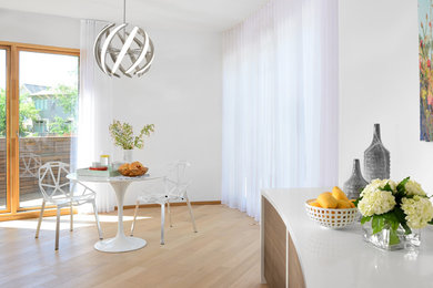 Minimalist dining room photo in Toronto
