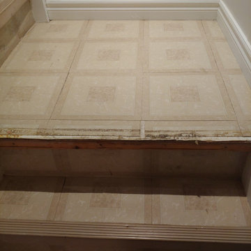 Stained Red Oak Stair Re-Capping