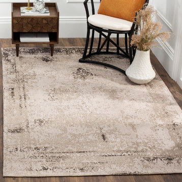 Safavieh Classic Vintage Collection CLV125 Rug, Anthracite, 8' X 11'