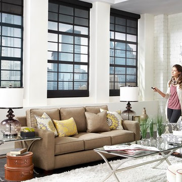 Serena Shades in the Living Room