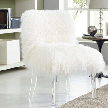 Clear Acrylic Accent Chairs