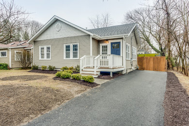 Coastal exterior home idea in Providence