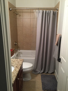 Height Of Shower Curtain Rod, How Long Is A Shower Curtain Rod