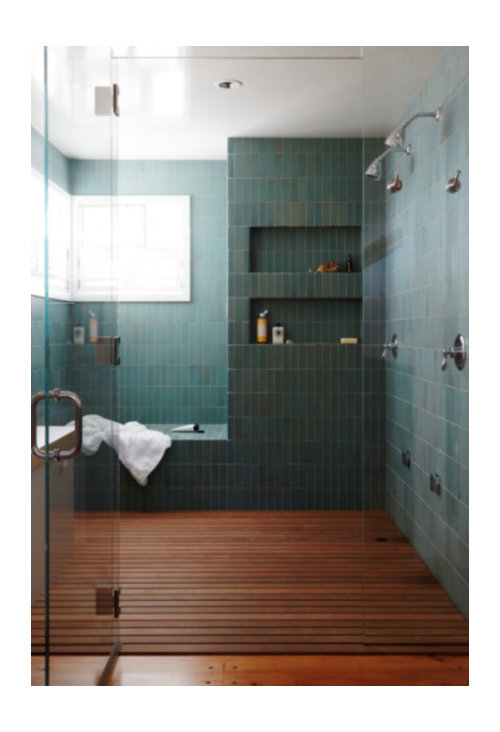 Teak floors in the shower?