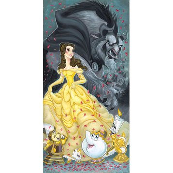 Disney Fine Art Belle and the Beast by Tim Rogerson