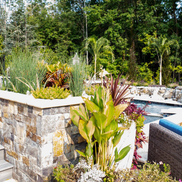 An Outdoor Oasis with Rustic Charm
