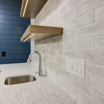 Transitional Basement Finish Liberty, MO