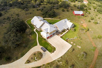 Example of a trendy exterior home design in Austin