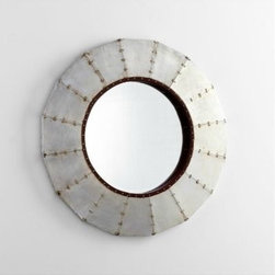 Round Steel Mirror - Clayton Gray Home - Wall Mirrors
