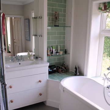 Bathroom with fitted units
