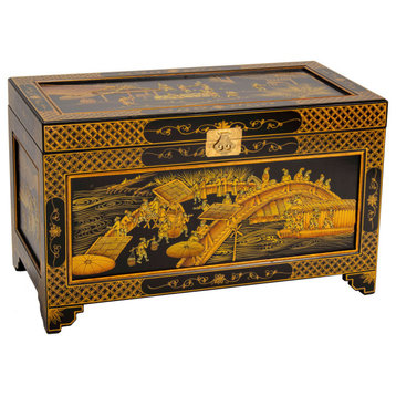 Black Lacquer Trunk Ching Ming