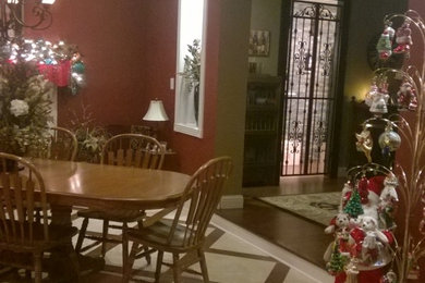 Elegant dining room photo in Houston