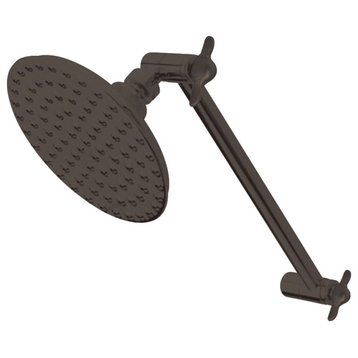 Kingston Brass 5" Showerhead With High Low Adjustable Arm, Oil Rubbed Bronze