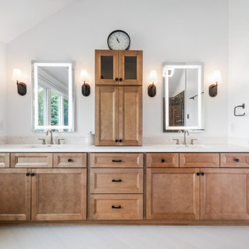 Three-Bathroom Remodel — Geist, Fishers, IN