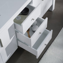 Bathroom Vanities with Solid Surface Top - Bathroom Vanities And Sink Consoles