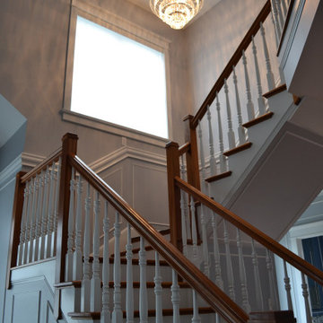 Motorized Shade: Stairwell