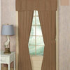 Brown Light Checks Bed Curtain 40X80 Pl;8" Lp