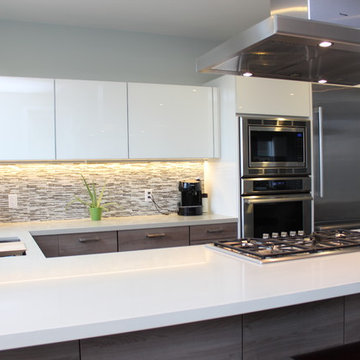 Modern kitchen in Victorian house in San Francisco