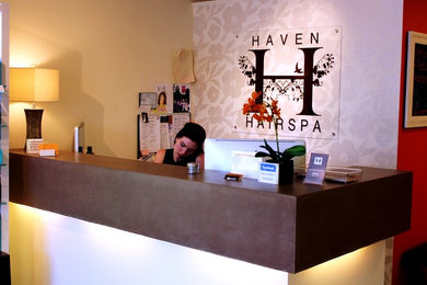 Haven Hair Salon reception desk