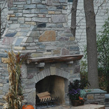 deck/fireplace on Hawling