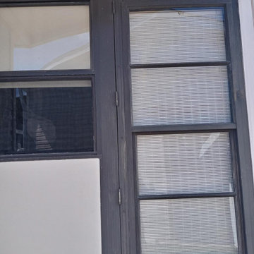 Exterior Awning, Windows and Paint