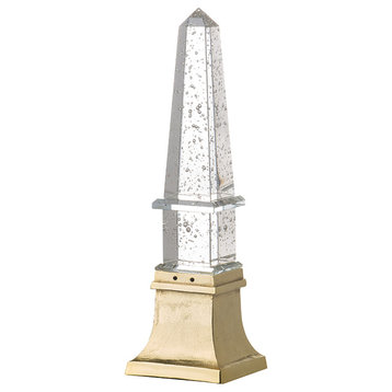 Crystal Decor Lighting Obelisk Accent 6x6x20"